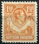 (1941) MiNr. 30 - O - Severní Rhodesie - Král Jiří VI. a zvířata