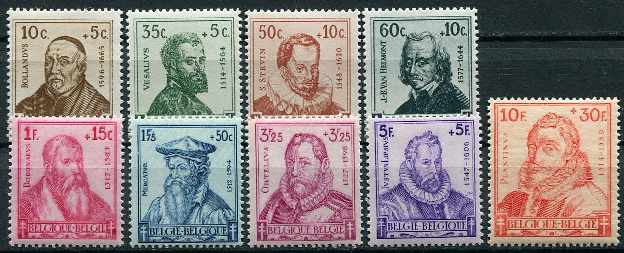(1942) MiNr. 600 - 608 ** - Belgie - Boj proti tuberkulóze