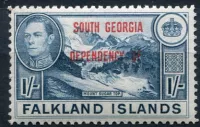 (1944) MiNr. B8 ** - Falklandy - South Georgia dependency - hory