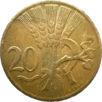 (1949) Československo - 20 hal. (km20)