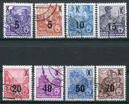 (1954) MiNr. 435 - 442 - O - DDR - První pětiletka - přetisk