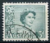 (1960) MiNr. 289 A (O) - Austrálie - Královna Alžběta II. (1960) MiNr. 289 A (O) - Austrálie - Královna Alžběta II.