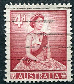(1960) MiNr. 291 A (O) - Austrálie - Královna Alžběta II.