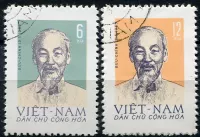 (1965) MiNr. 363 - 364 - O - Severní Vietnam - Ho Chi Minh