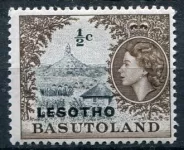 (1966) MiNr. 5 ** - Lesotho - Qiloane Hill - přetisk
