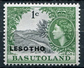(1966) MiNr. 6 ** - Lesotho - Orange River - přetisk