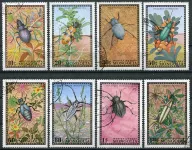(1972) MiNr. 685 - 692 - O - Mongolsko - Brouci