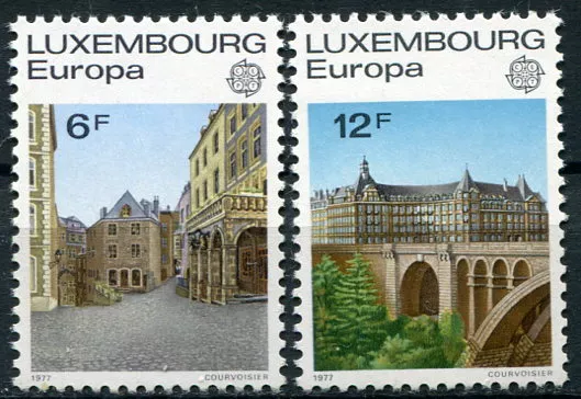 (1977) MiNr. 945 - 946 ** - Lucembursko - Europa: Krajiny