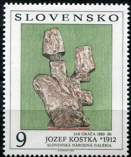 (1993) Pof. 24 ** - Slovensko - Jozef Kostka, Jaro oráče (1980-86)