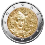 (2006) San Marino 2 € - Kryštov Kolumbus - mincovní karta