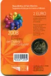 (2008) San Marino 2 € - Evropský rok mezikulturního dialogu - mincovní karta