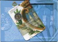 (2009) San Marino 2 € - Evropský rok kreativity a inovací - mincovní karta