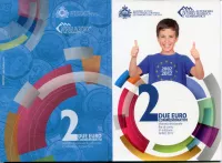 (2012) San Marino 2 € - 10 let Eura - mincovní karta