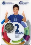 (2012) San Marino 2 € - 10 let Eura - mincovní karta