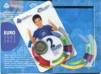 (2012) San Marino 2 € - 10 let Eura - mincovní karta