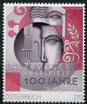 (2020) MiNr. 3499 ** - Rakousko - Sto let Salcburského festivalu