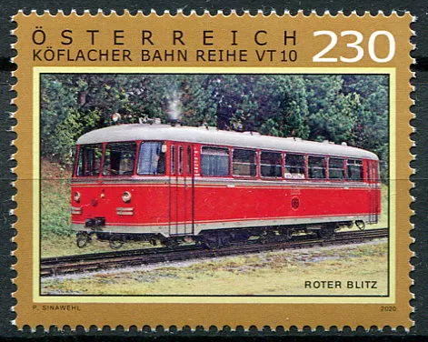 (2020) MiNr. 3533 ** - Rakousko - Železnice Graz-Köflach Série VT 10