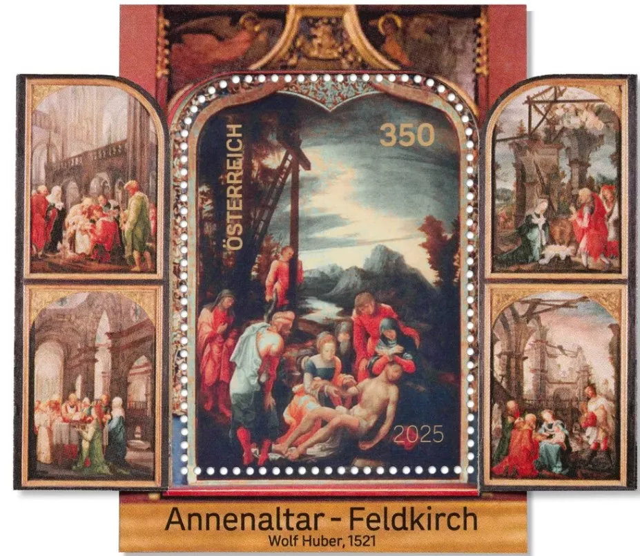 (2025) MiNr. (Bl. ) ** - Rakousko - Vánoce - „Oltář sv. Anny"