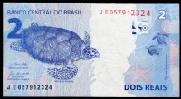 Brazílie (P 252 f) 2 Reais (2023) - UNC
