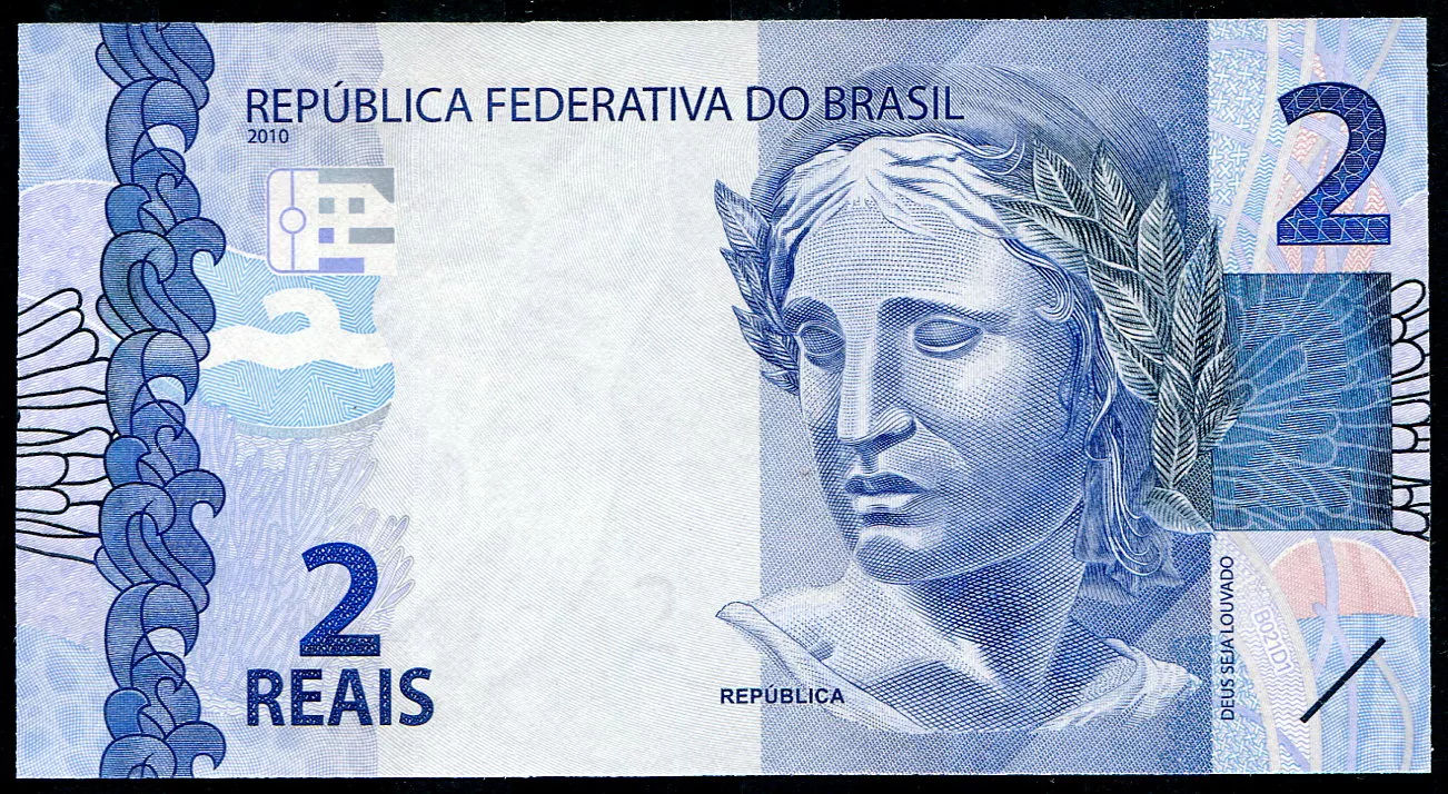 Brazílie (P 252 f) 2 Reais (2023) - UNC