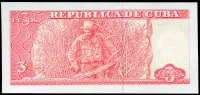 Kuba (P 127b) 3 Pesos (2005) - UNC