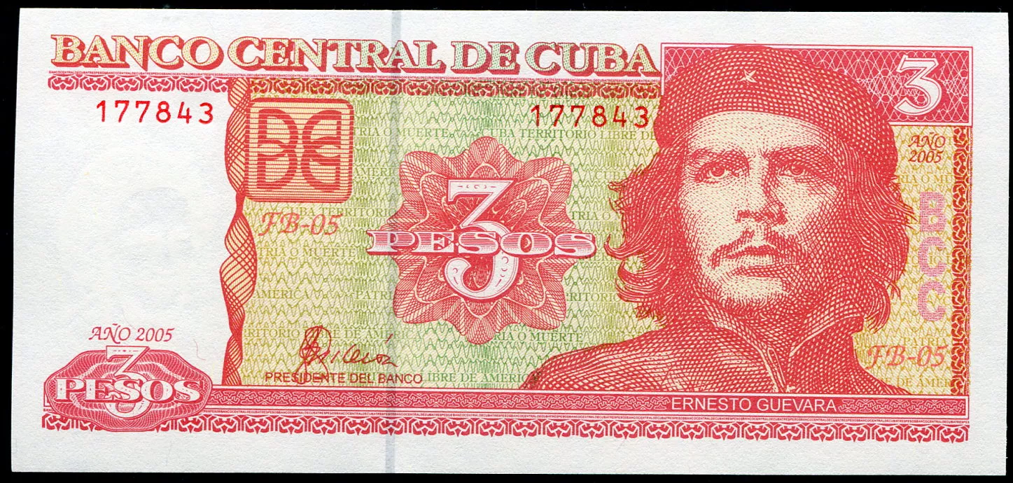 Kuba (P 127b) 3 Pesos (2005) - UNC