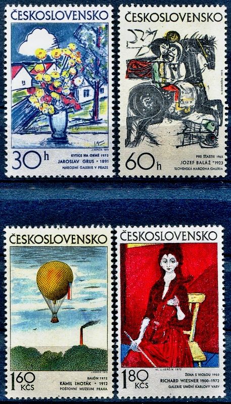 (1973) č. 2005 - 2008 ** - ČSSR - Česká a slovenská grafika