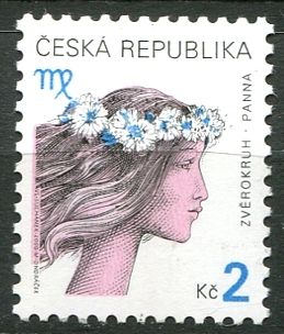 Česká pošta (2000) č. 258 ** - Česká republika - Znamení zvěrokruhu - Panna