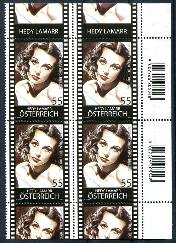 (2011) MiNr. 2911 ** - Rakousko - Hedy Lamarr