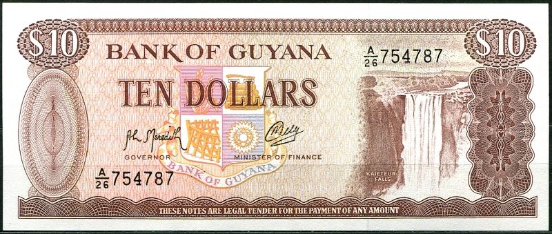 Guyana - bankovky