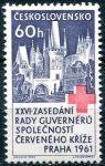 (1961) č. 1204 ** - ČSSR - XXVI. zasedání rady Červeného kříže