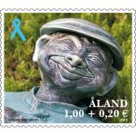 (2013) MiNr. 383 ** - Aland - Modrá stuha