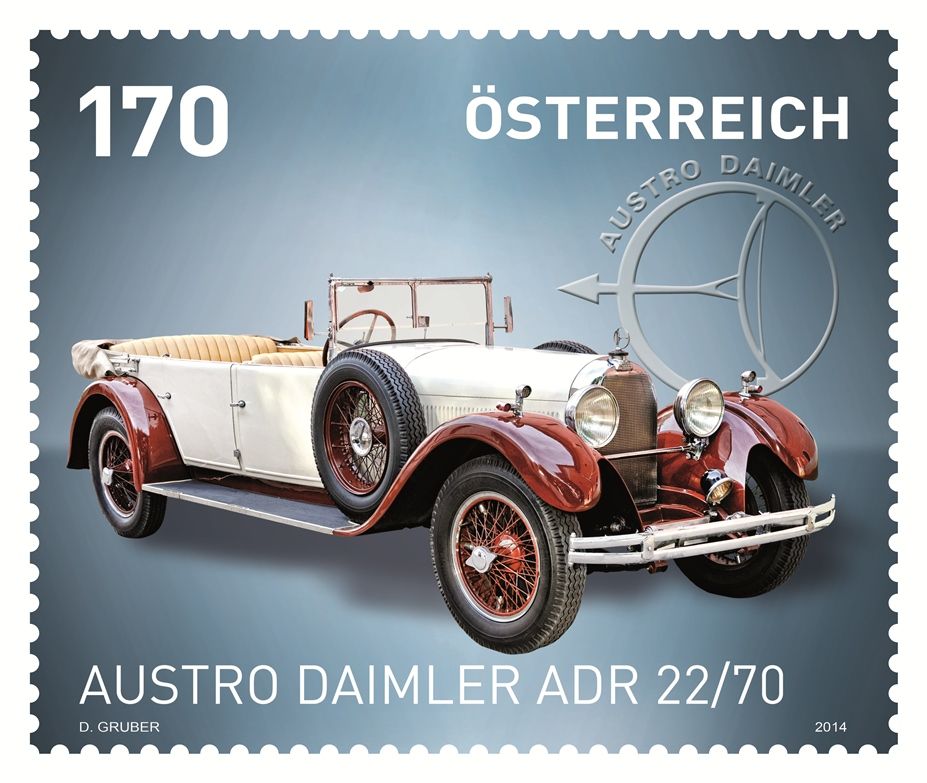 (2014) MiNr. 3116 ** - Rakousko - Auta - Austro Daimler ADR 22/70