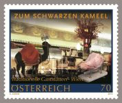 (2014) MiNr. 3129 ** - Rakousko - Stravování s tradicí - Zum Schwarzen kameel
