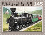 (2014) MiNr. 3163 ** - Rakousko - Železnice - 120 let Murtalbahn