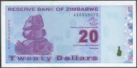 Zimbabwe - (P 95) 20 dollars (2009) - UNC