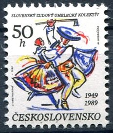 (1989) č. 2903 ** - ČSSR - 40. vyročí SĽUK