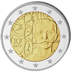 (2013) 2€ - Francie - Pierre de Coubertin (UNC)