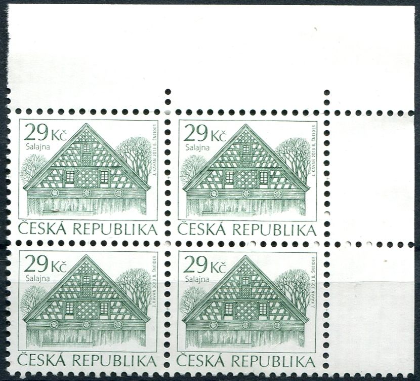 (2013) č. 789 ** - Česká republika - Lidová architektura "29Kč"