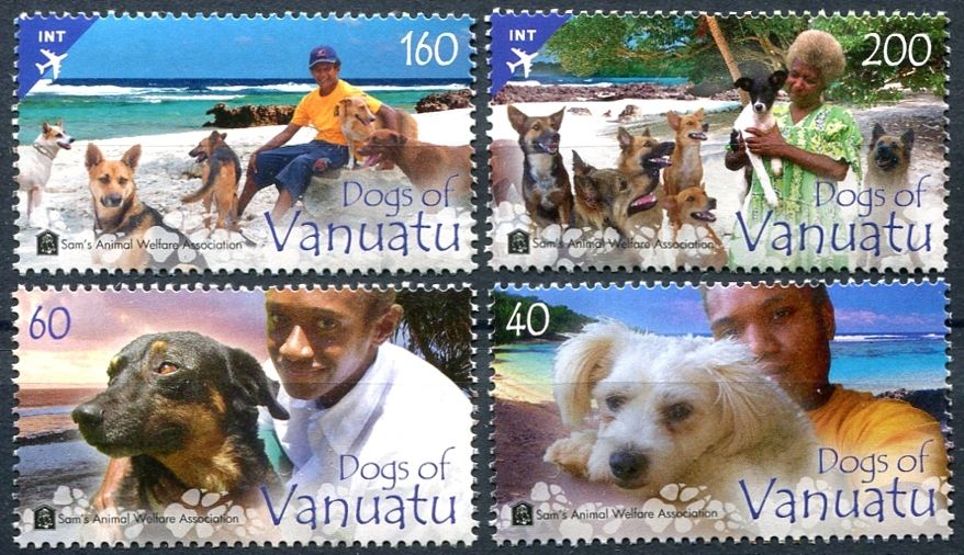 Vanuatu post (2013) MiNr. 1492 - 1495 ** - Vanuatu - psi na Vanuatu