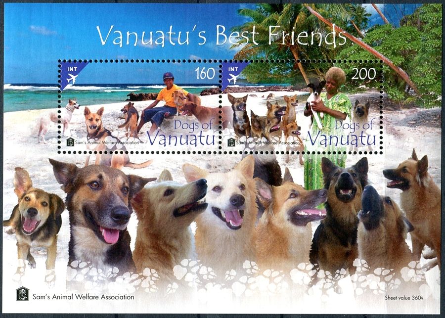 Vanuatu post (2013) MiNr. 1494 - 1495 ** - Vanuatu - BLOCK 73 - psi na Vanuatu